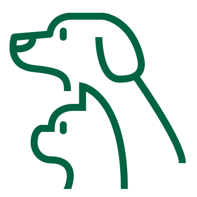 icon showing dog and cat